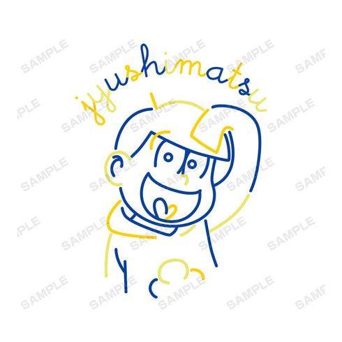 『おそ松さん』十四松 ラインアート Tシャツレディース【202509再販】
